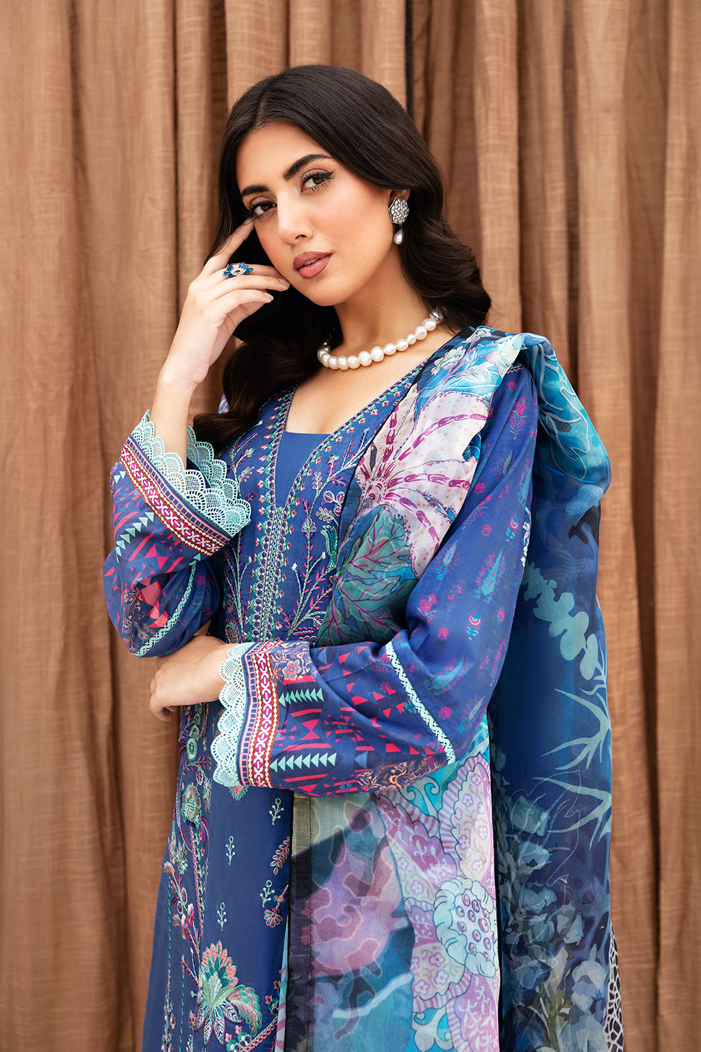 Ramsha | Mashaal Luxury Lawn | L-1112 - Official Ramsha stockist in UK - Sakeena London