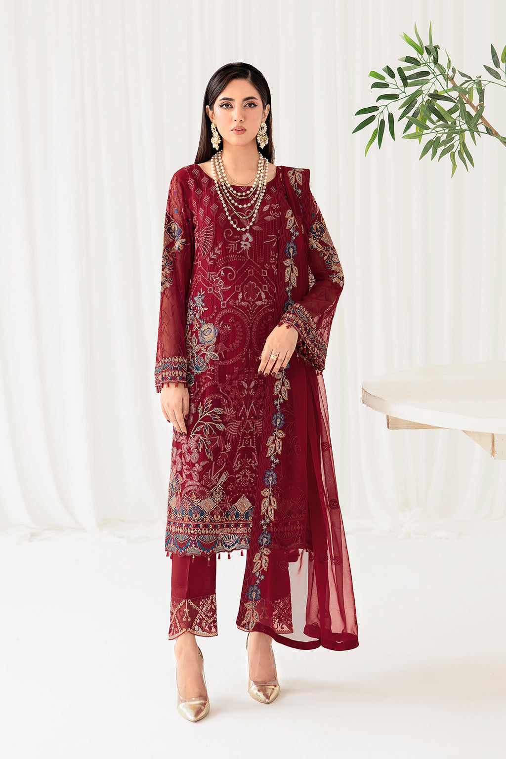 Ramsha | Rangoon Chiffon Collection 24 | D-1004 - Official Ramsha stockist in UK - Sakeena London