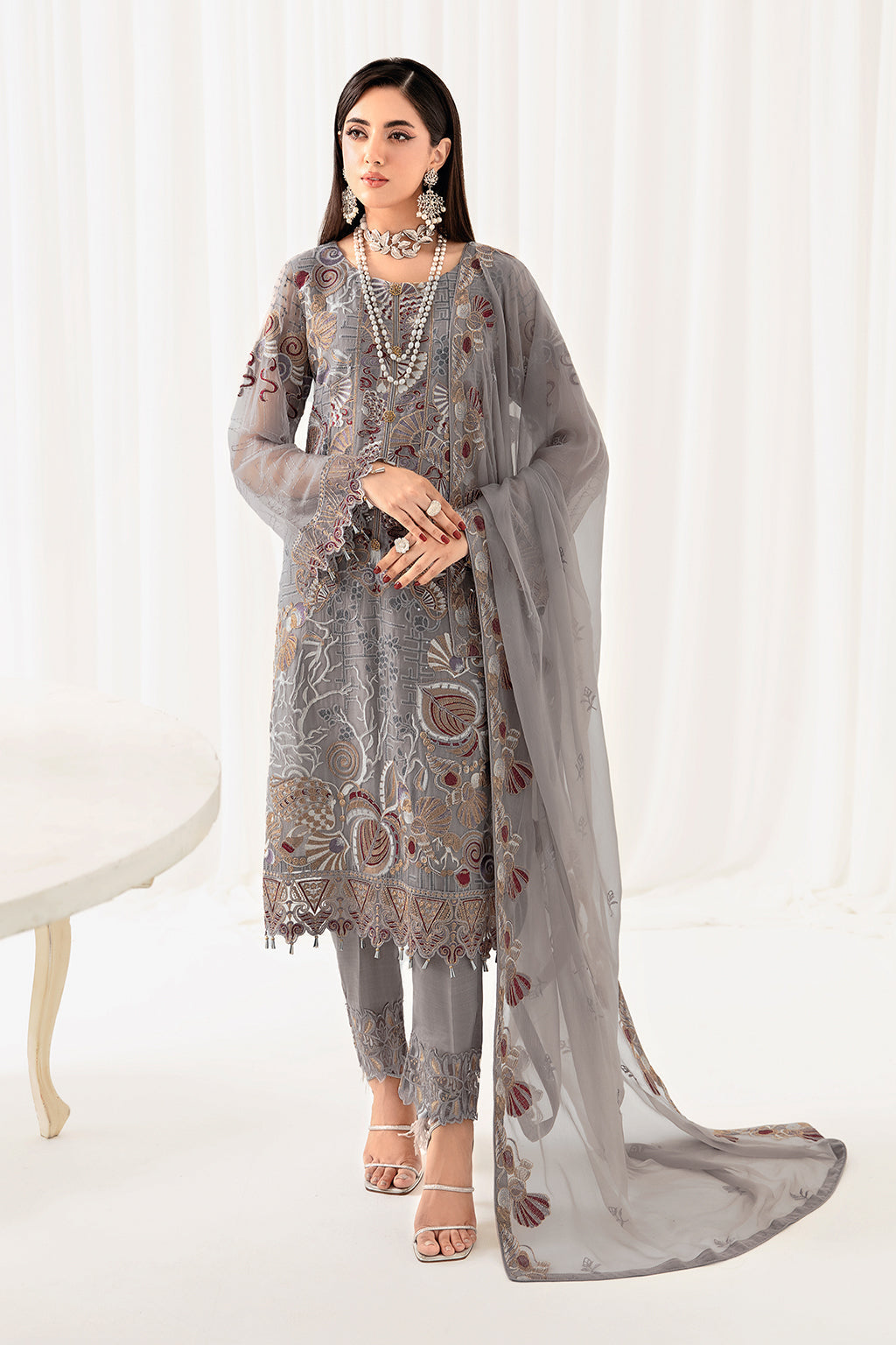 Ramsha | Rangoon Chiffon Collection 24 | D-1006 - Official Ramsha stockist in UK - Sakeena London