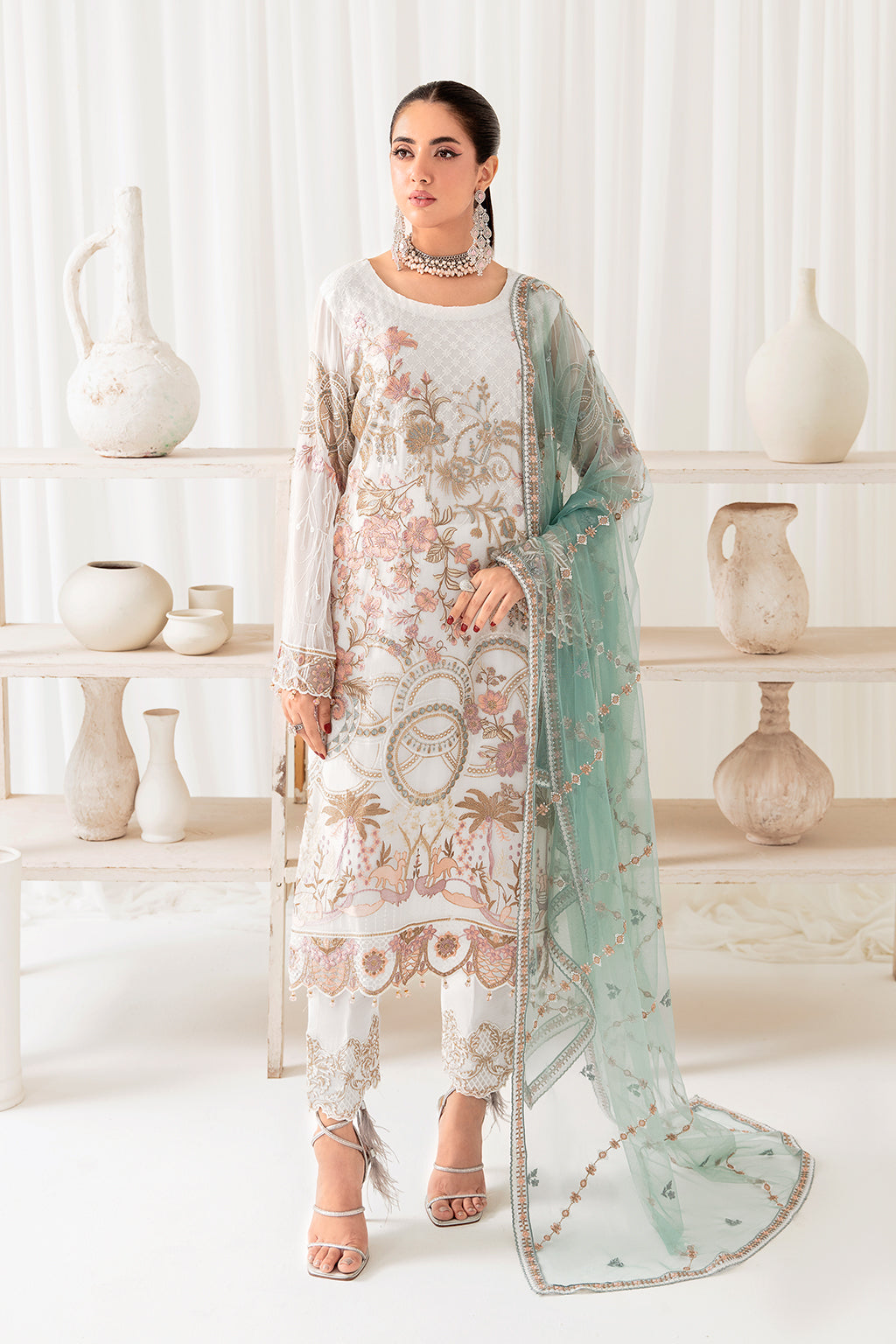 Ramsha | Rangoon Chiffon Collection 24 | D-1005 - Official Ramsha stockist in UK - Sakeena London