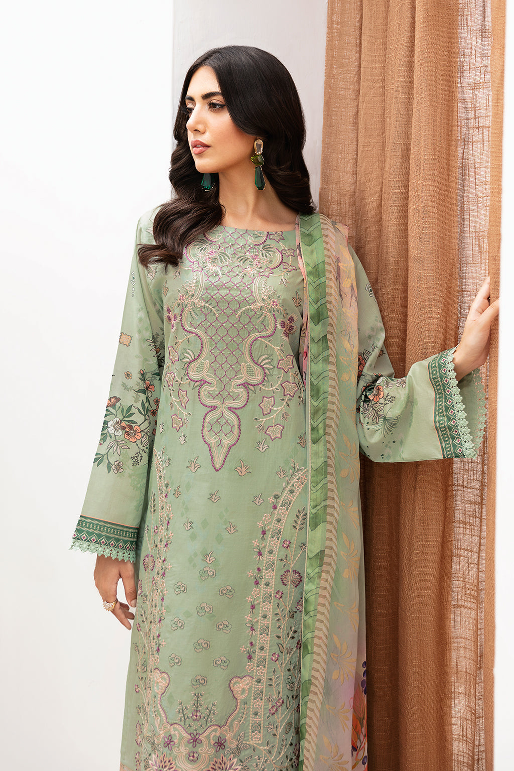 Ramsha | Mashaal Luxury Lawn | L-1101 - Official Ramsha stockist in UK - Sakeena London