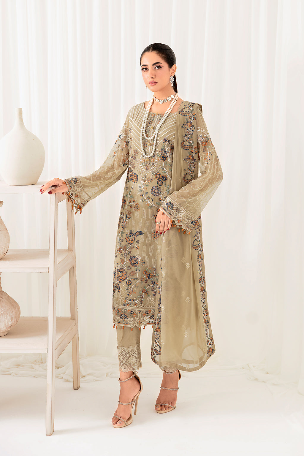 Ramsha | Rangoon Chiffon Collection 24 | D-1001 - Official Ramsha stockist in UK - Sakeena London
