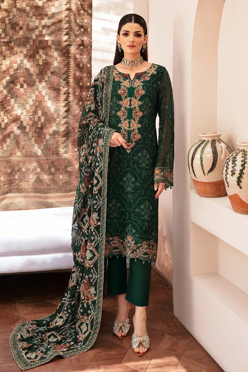 Ramsha | Weightless Chiffon 24 | K-207 - Official Ramsha stockist in UK - Sakeena London