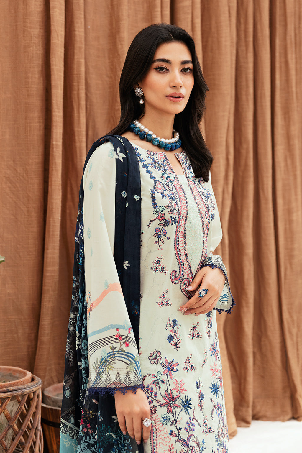 Ramsha | Mashaal Luxury Lawn | L-1107 - Official Ramsha stockist in UK - Sakeena London