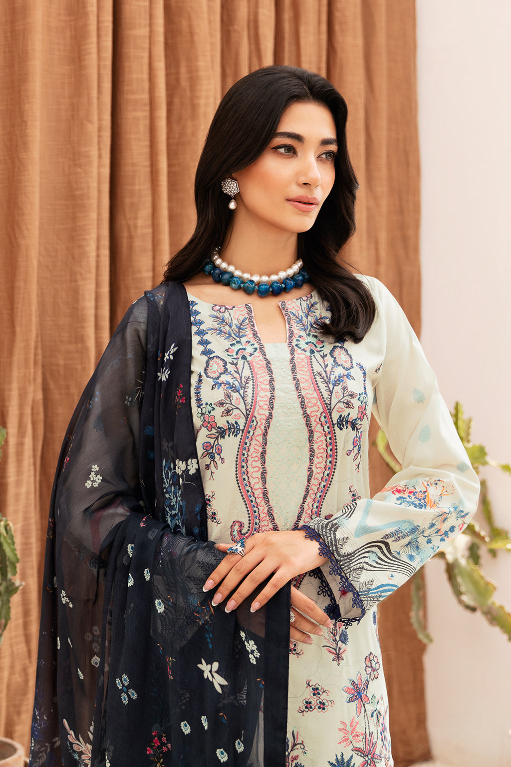 Ramsha | Mashaal Luxury Lawn | L-1107 - Official Ramsha stockist in UK - Sakeena London