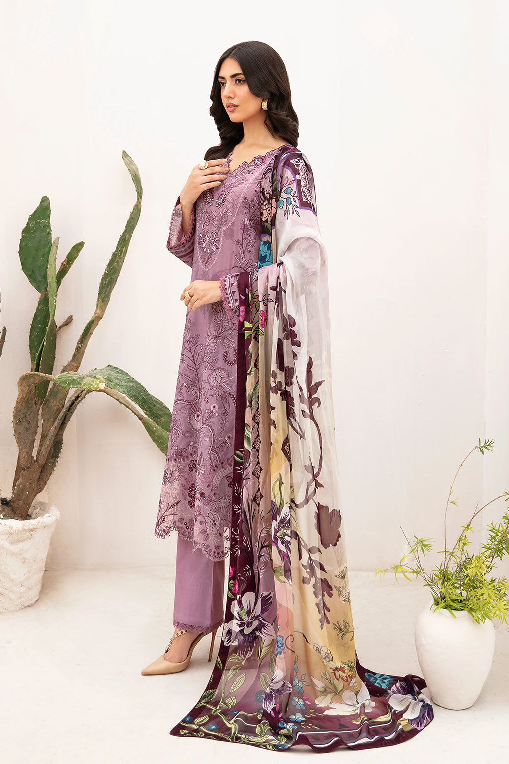 Ramsha | Mashaal Luxury Lawn | L-1103 - Official Ramsha stockist in UK - Sakeena London