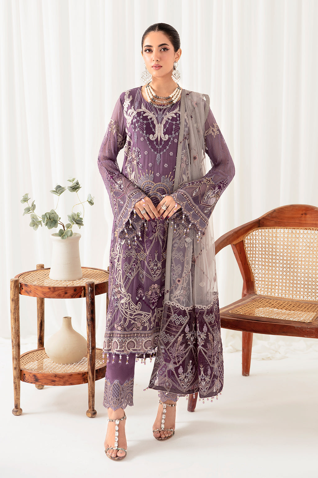 Ramsha | Rangoon Chiffon Collection 24 | D-1002 - Official Ramsha stockist in UK - Sakeena London