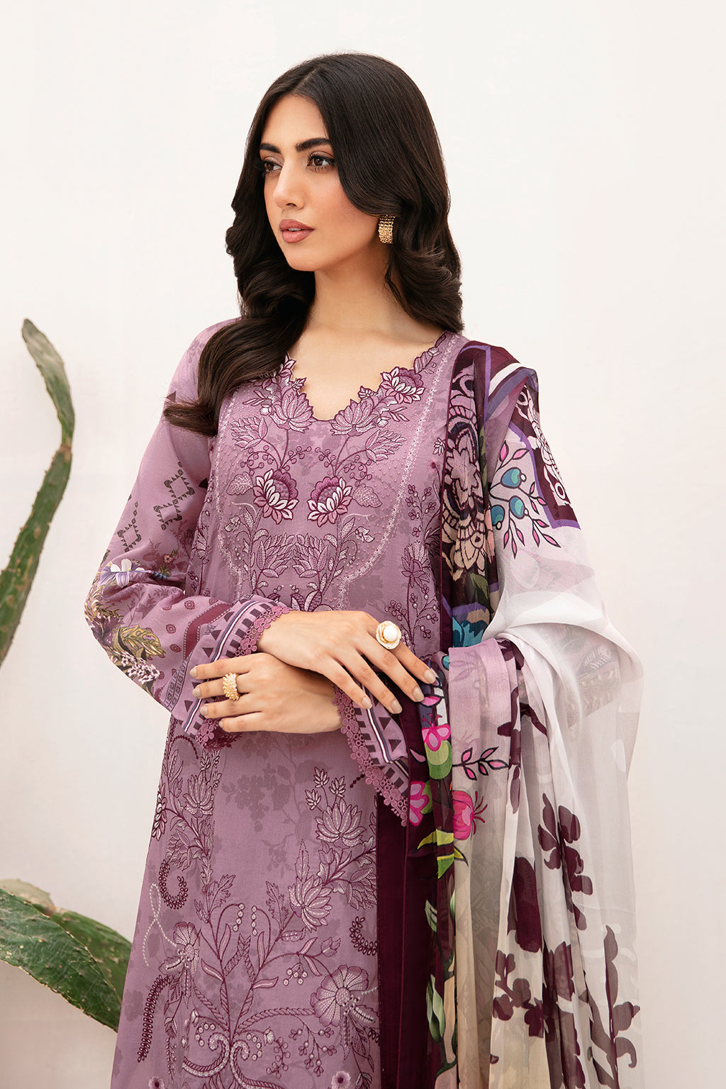 Ramsha | Mashaal Luxury Lawn | L-1103 - Official Ramsha stockist in UK - Sakeena London