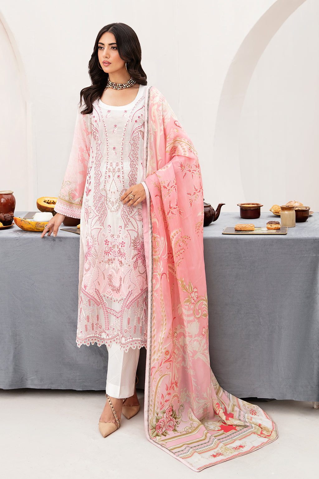 Ramsha | Mashaal Luxury Lawn | L-1104 - Official Ramsha stockist in UK - Sakeena London