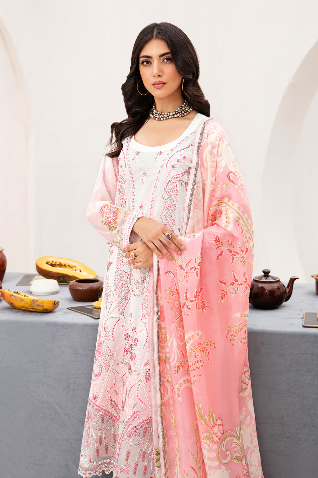 Ramsha | Mashaal Luxury Lawn | L-1104 - Official Ramsha stockist in UK - Sakeena London