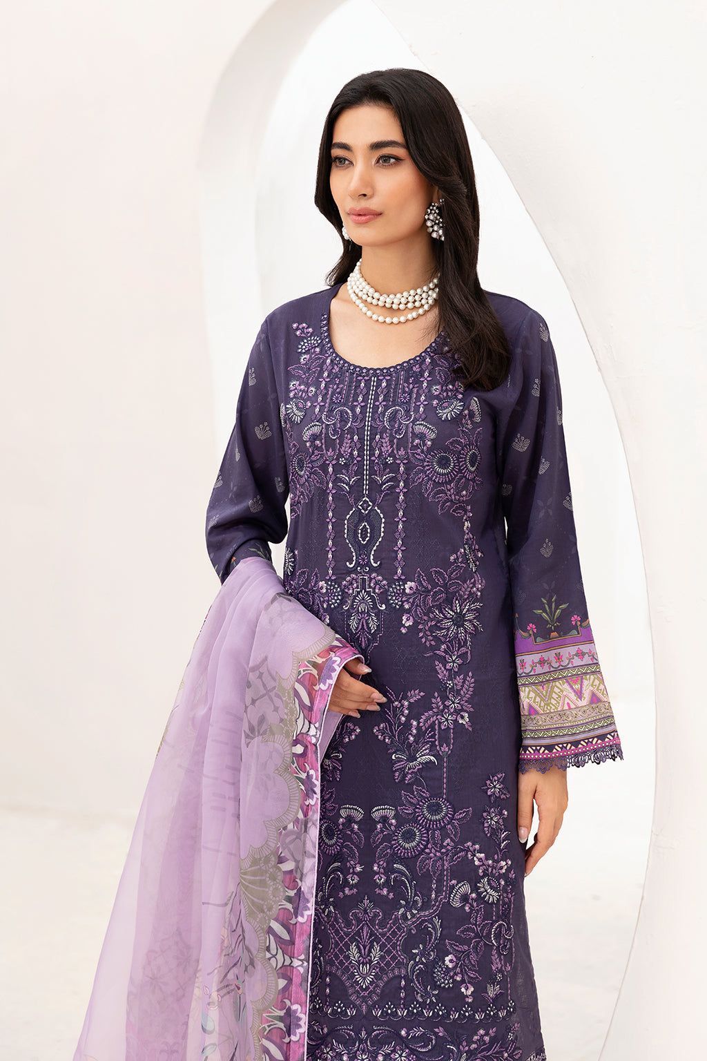 Ramsha | Mashaal Luxury Lawn | L-1105 - Official Ramsha stockist in UK - Sakeena London