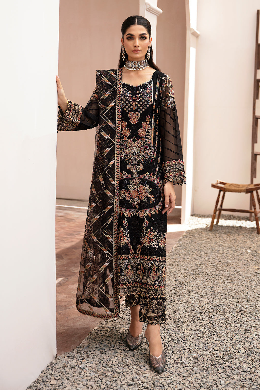 Ramsha | Weightless Chiffon 24 | K-205 - Official Ramsha stockist in UK - Sakeena London