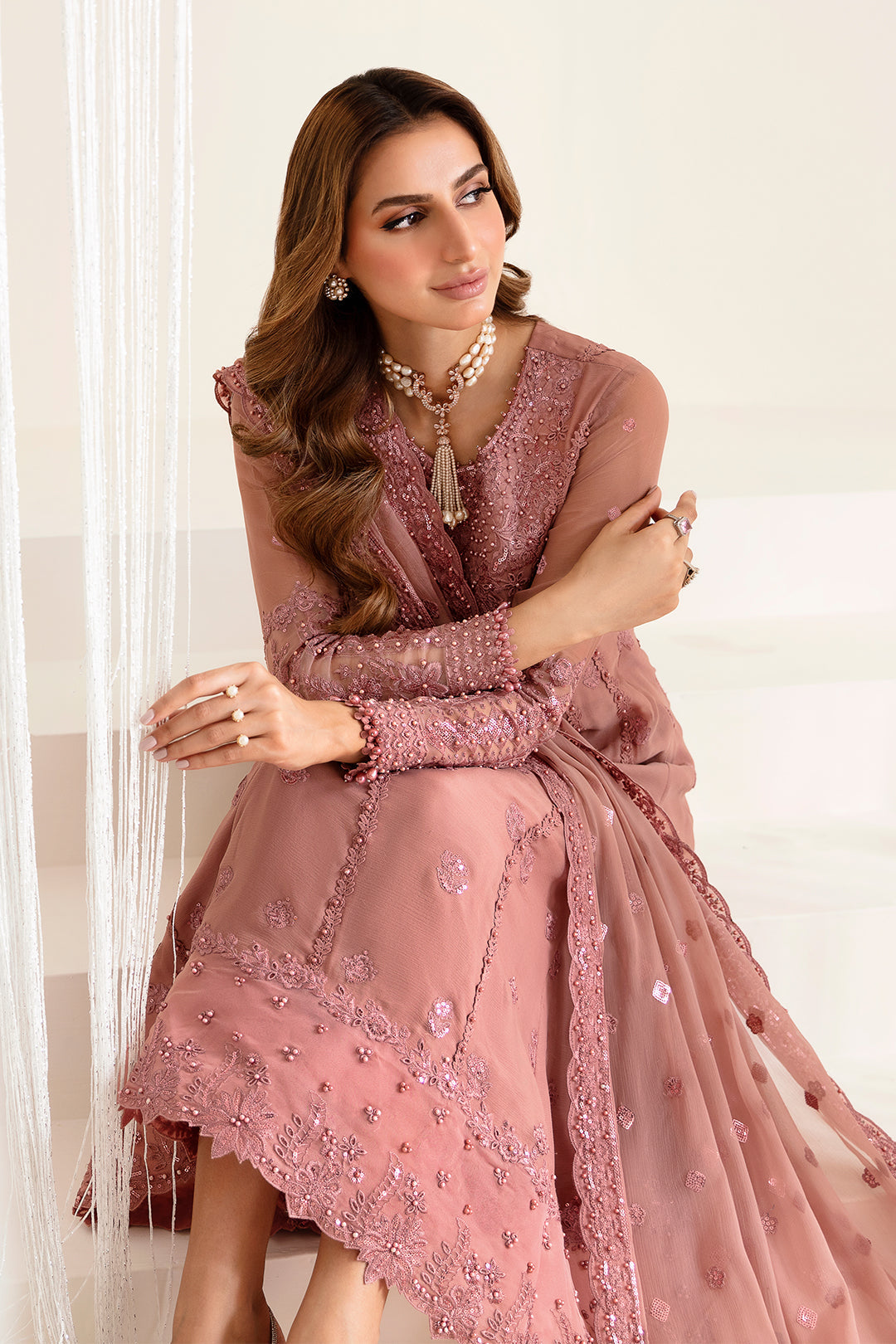Alizeh | Reena Wedding Edits | AF-HM-4016-CRIMSON - Official Alizeh stockist in UK - Sakeena London