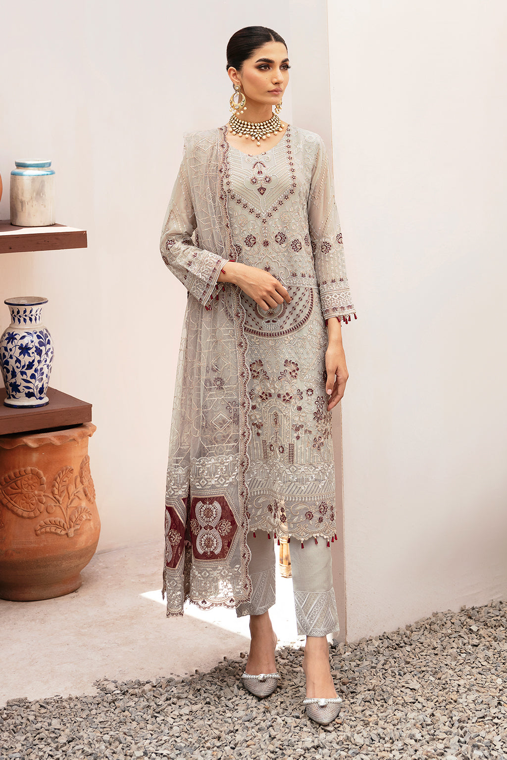 Ramsha | Weightless Chiffon 24 | K-208 - Official Ramsha stockist in UK - Sakeena London
