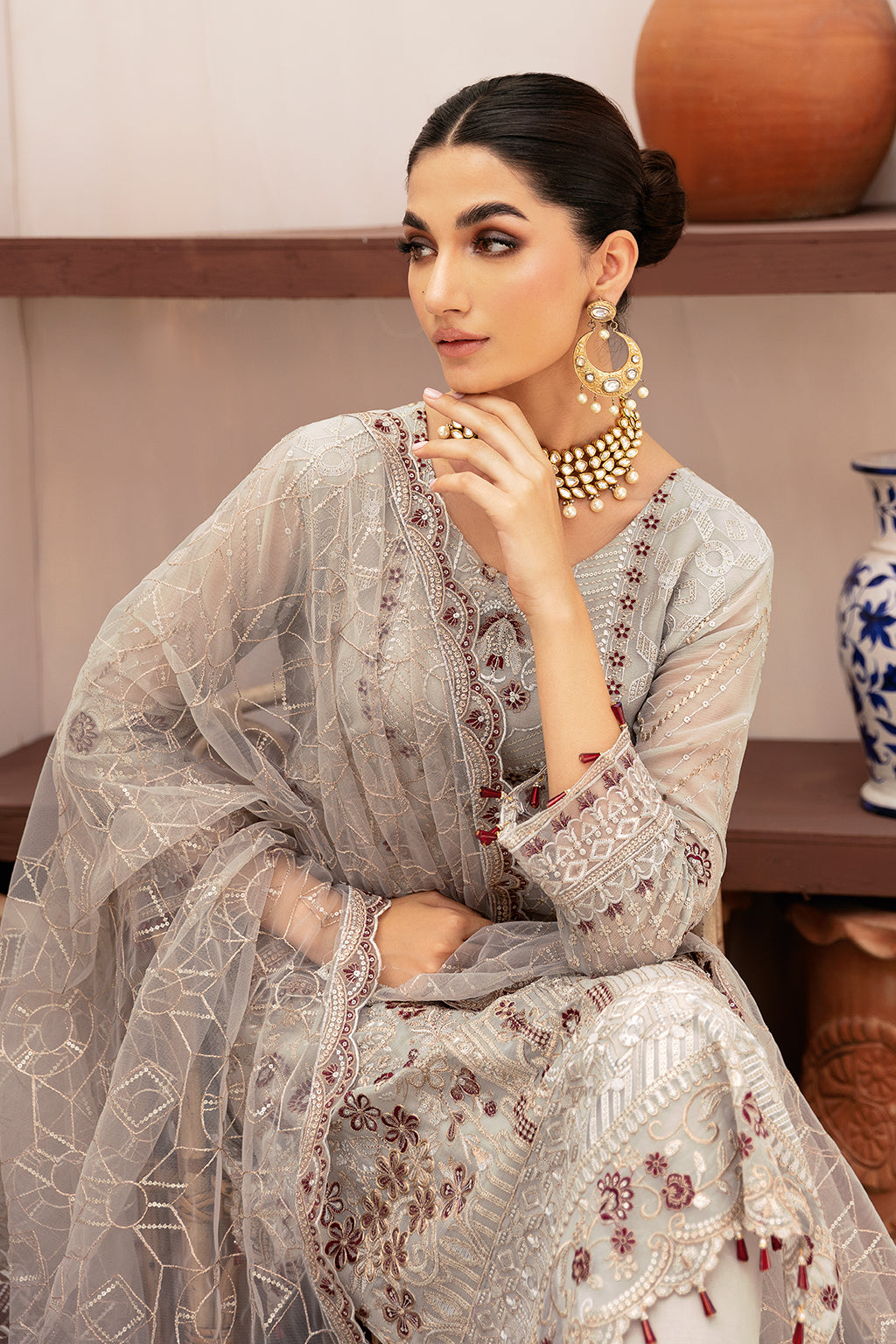 Ramsha | Weightless Chiffon 24 | K-208 - Official Ramsha stockist in UK - Sakeena London