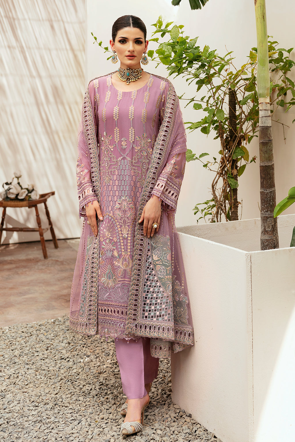 Ramsha | Weightless Chiffon 24 | K-204 - Official Ramsha stockist in UK - Sakeena London
