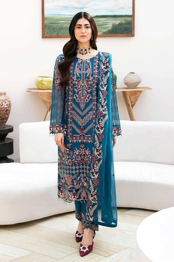 Ramsha | Chevron Chiffon Collection | A-811 - Official Ramsha stockist in UK - Sakeena London