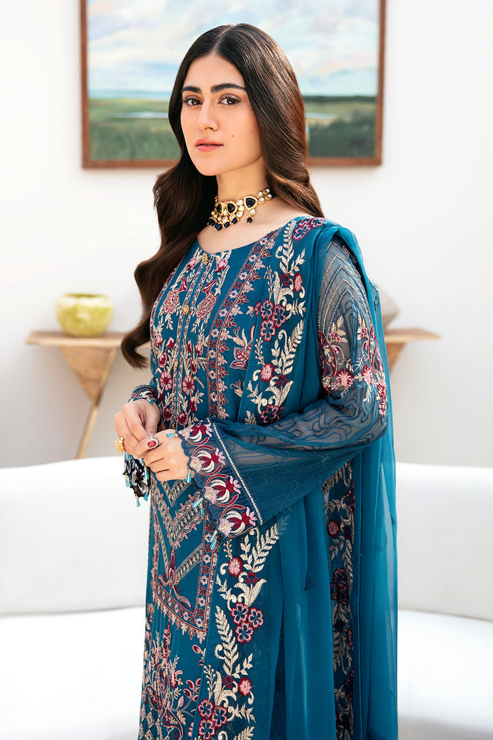 Ramsha | Chevron Chiffon Collection | A-811 - Official Ramsha stockist in UK - Sakeena London