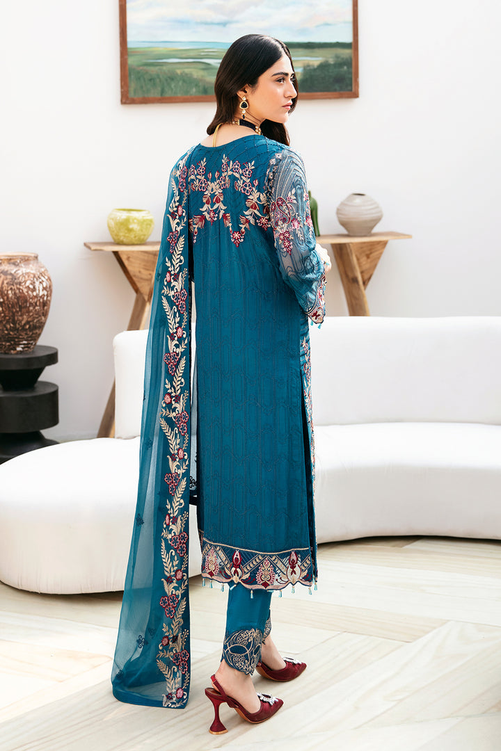 Ramsha | Chevron Chiffon Collection | A-811 - Official Ramsha stockist in UK - Sakeena London