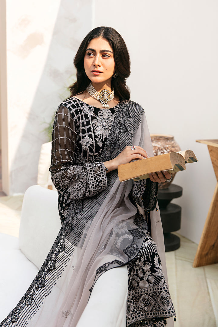 Ramsha | Chevron Chiffon Collection | A-807 - Official Ramsha stockist in UK - Sakeena London