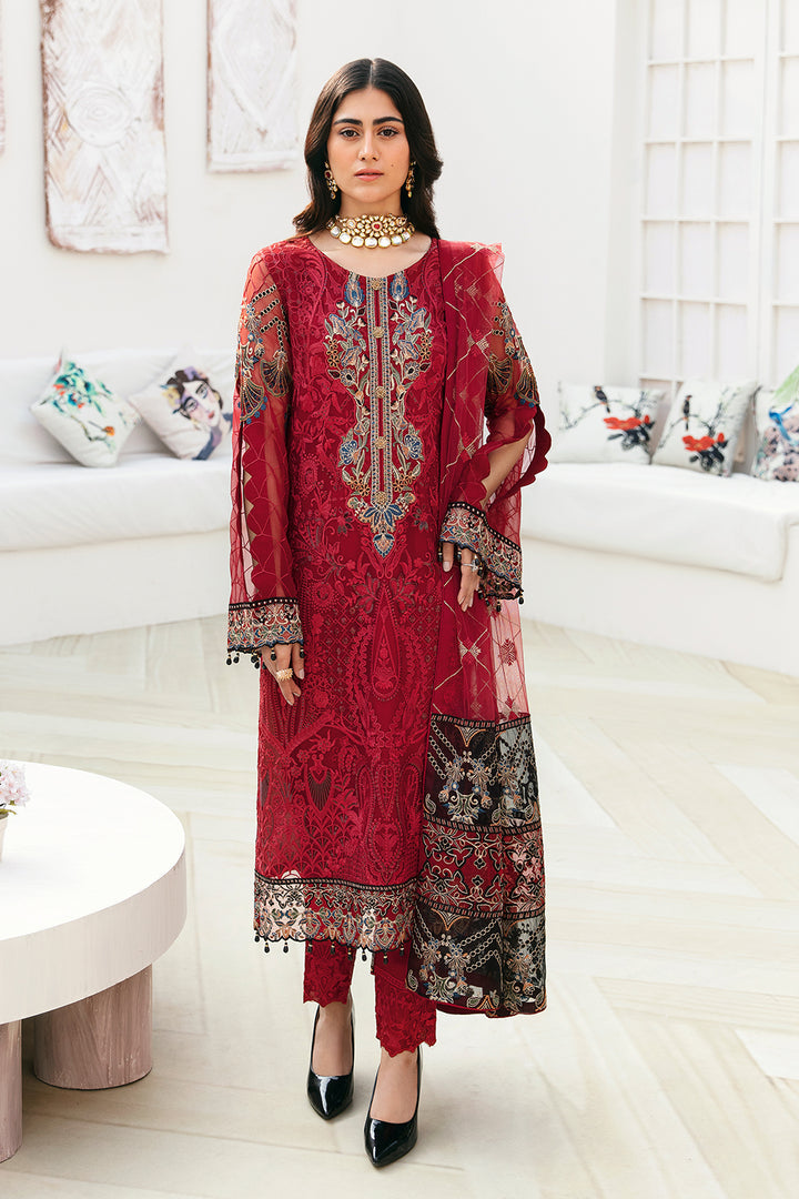Ramsha | Chevron Chiffon Collection | A-803 - Official Ramsha stockist in UK - Sakeena London