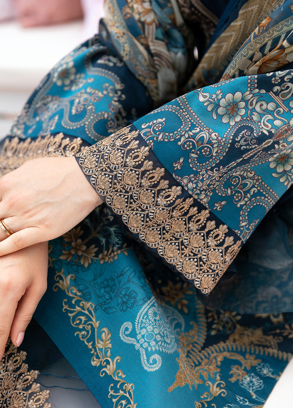 Gulaal | Summer Glow Lawn 24 | SYLVIYA (GL-L-24V3-01) - Official Gulaal stockist in UK - Sakeena London