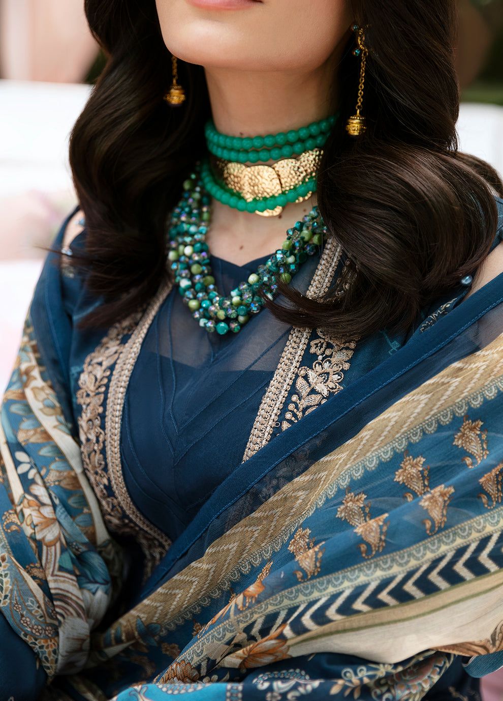Gulaal | Summer Glow Lawn 24 | SYLVIYA (GL-L-24V3-01) - Official Gulaal stockist in UK - Sakeena London