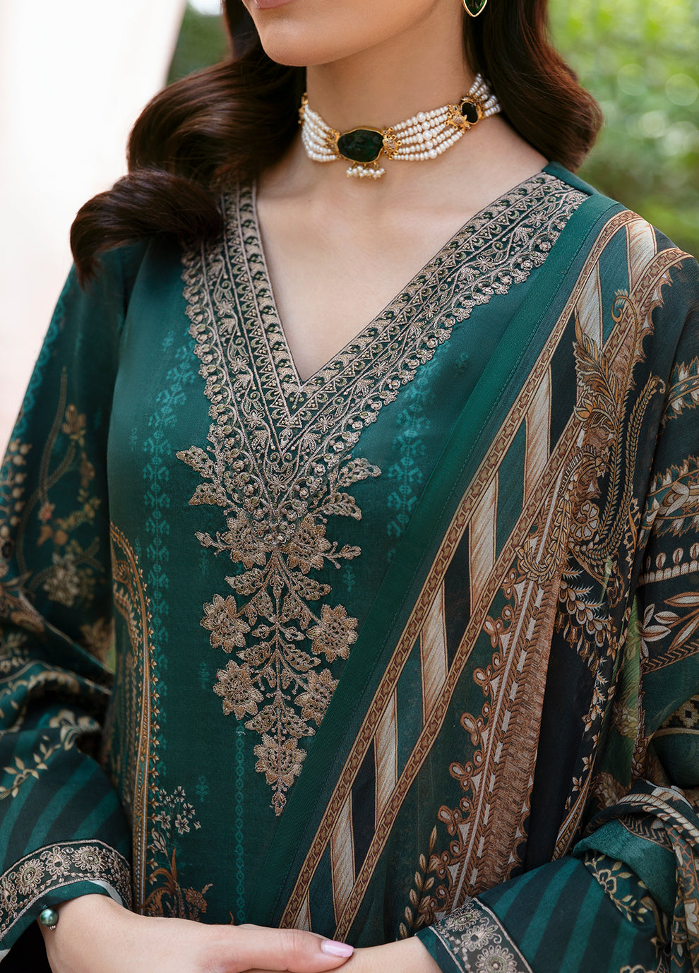 Gulaal | Summer Glow Lawn 24 | EMMELINE (GL-L-24V3-08) - Official Gulaal stockist in UK - Sakeena London