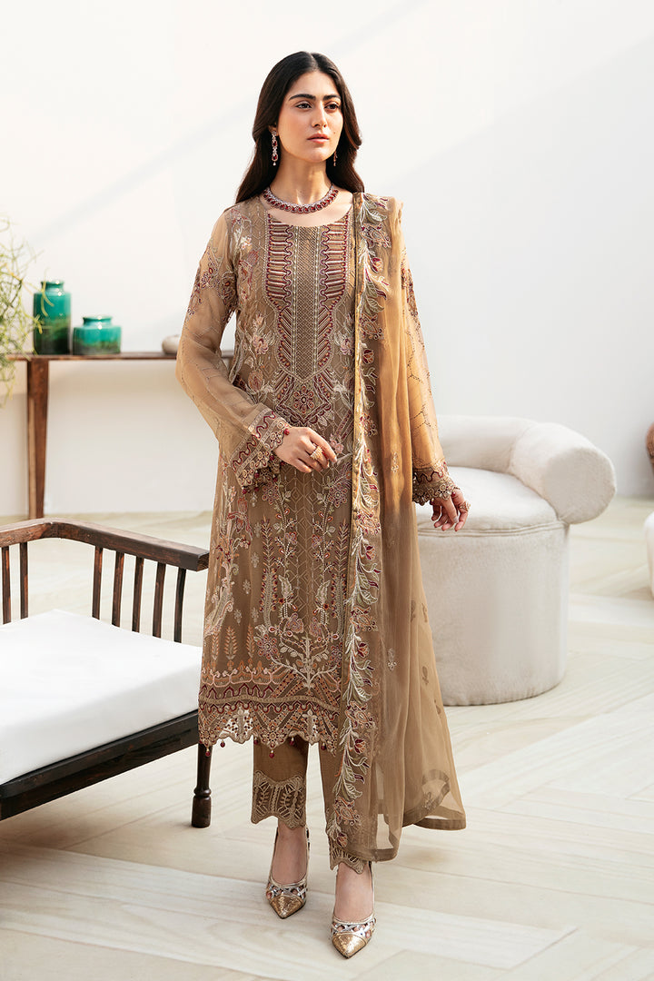 Ramsha | Chevron Chiffon Collection | A-812 - Official Ramsha stockist in UK - Sakeena London