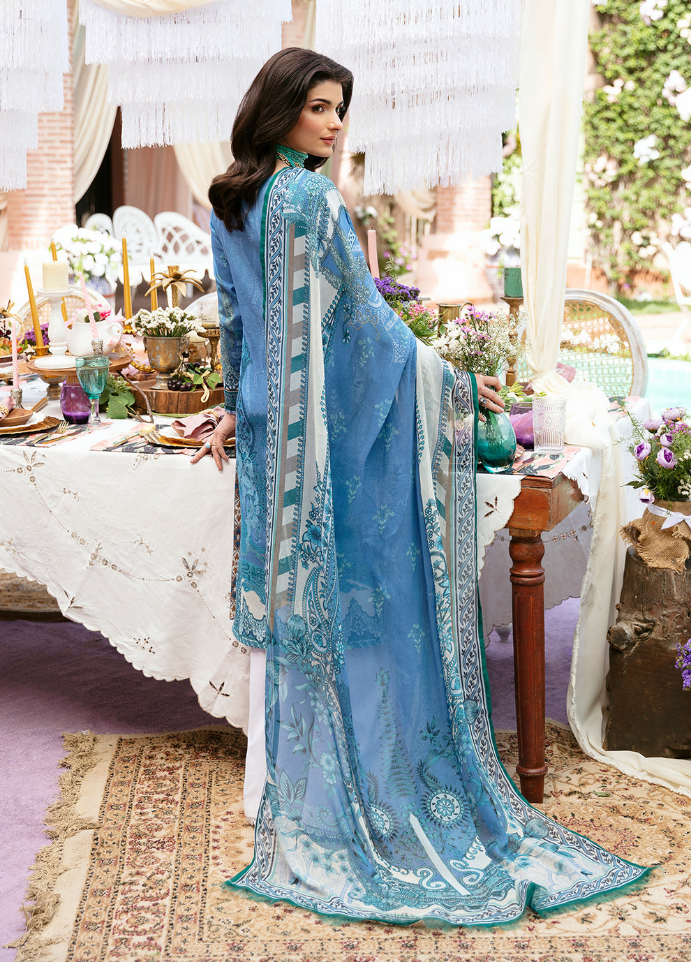 Gulaal | Summer Glow Lawn 24 | ELAINE (GL-L-24V3-07) - Official Gulaal stockist in UK - Sakeena London