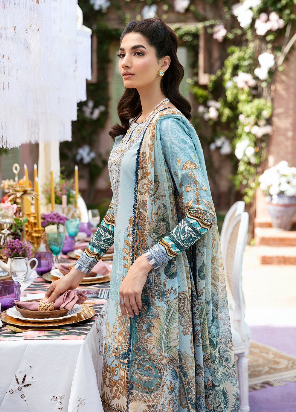 Gulaal | Summer Glow Lawn 24 | AMAYRAH (GL-L-24V3-02) - Official Gulaal stockist in UK - Sakeena London