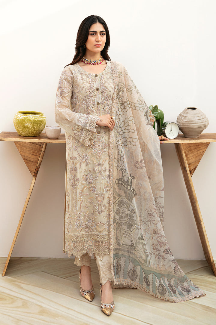 Ramsha | Chevron Chiffon Collection | A-802 - Official Ramsha stockist in UK - Sakeena London