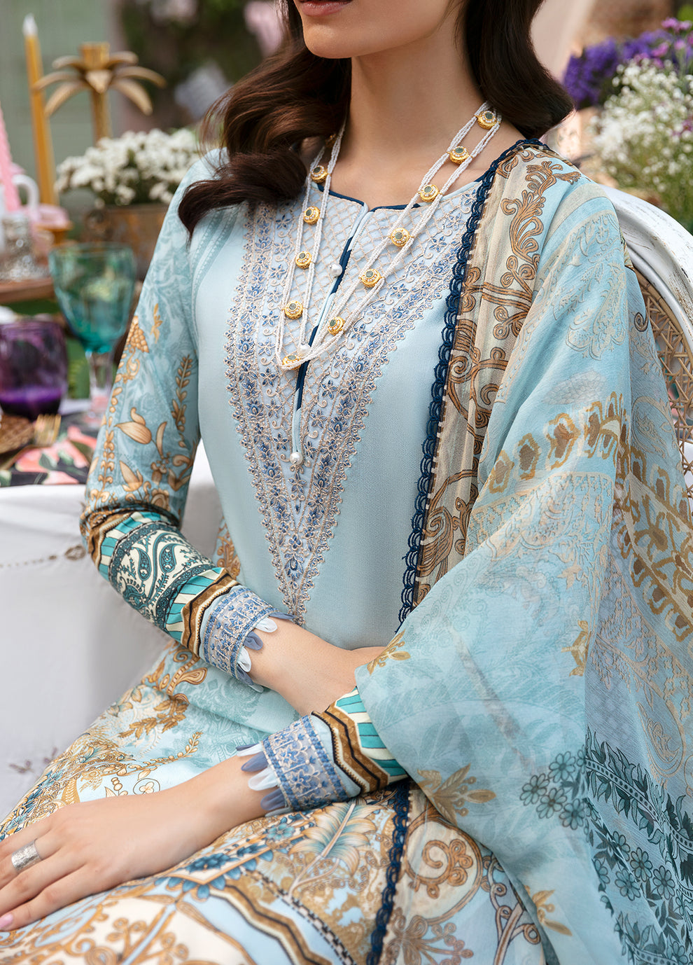 Gulaal | Summer Glow Lawn 24 | AMAYRAH (GL-L-24V3-02) - Official Gulaal stockist in UK - Sakeena London