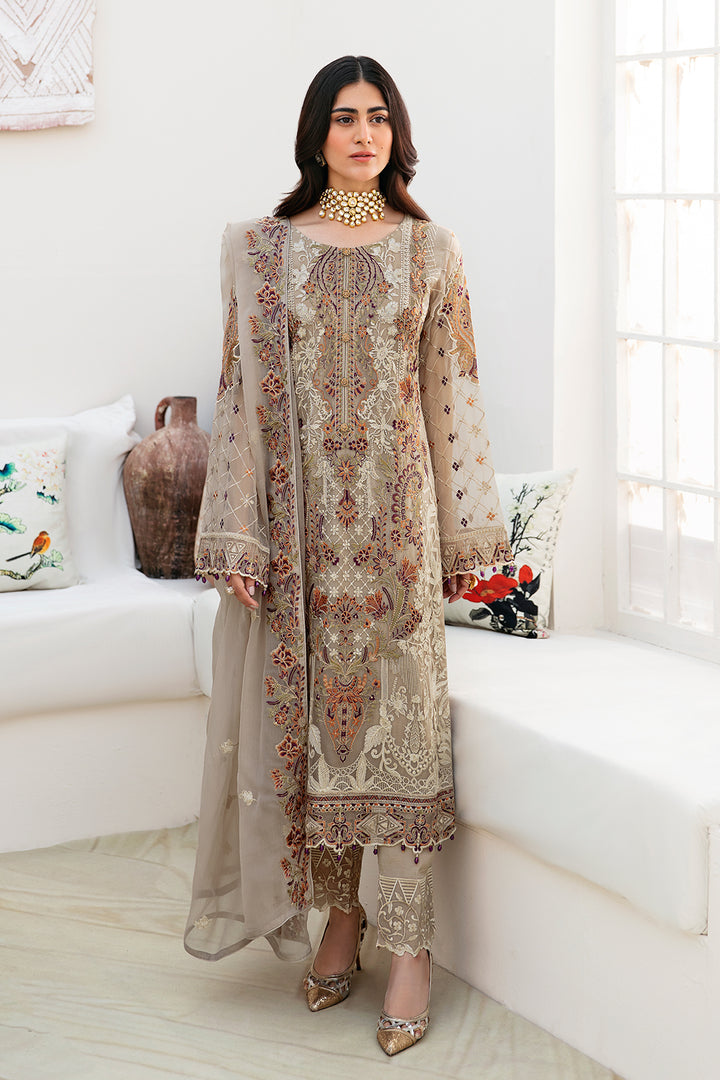 Ramsha | Chevron Chiffon Collection | A-806 - Official Ramsha stockist in UK - Sakeena London
