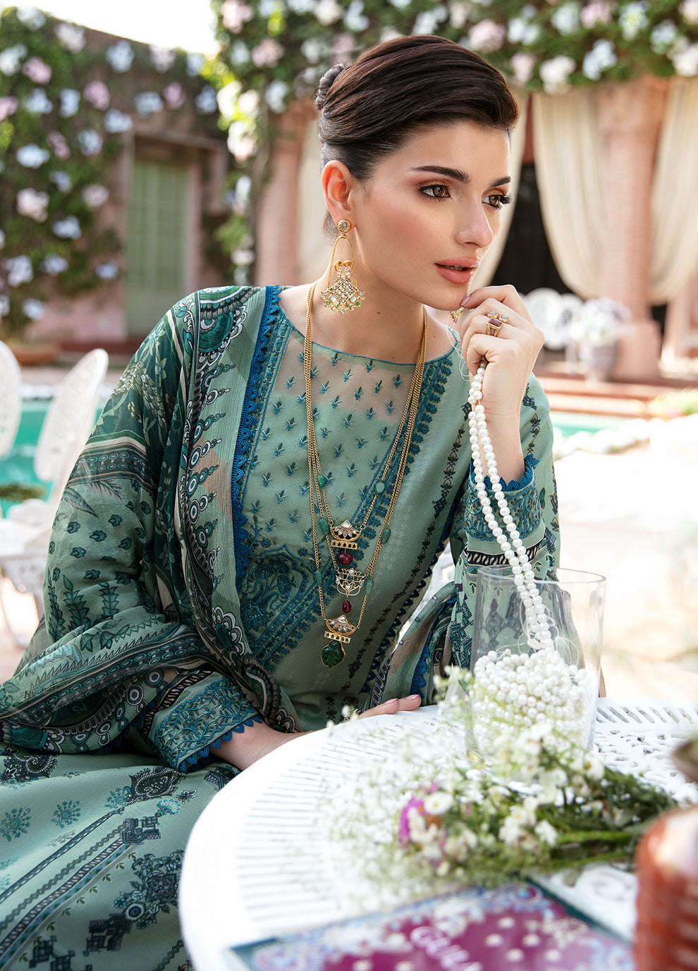 Gulaal | Summer Glow Lawn 24 | ANADIYA (GL-L-24V3-05) - Official Gulaal stockist in UK - Sakeena London