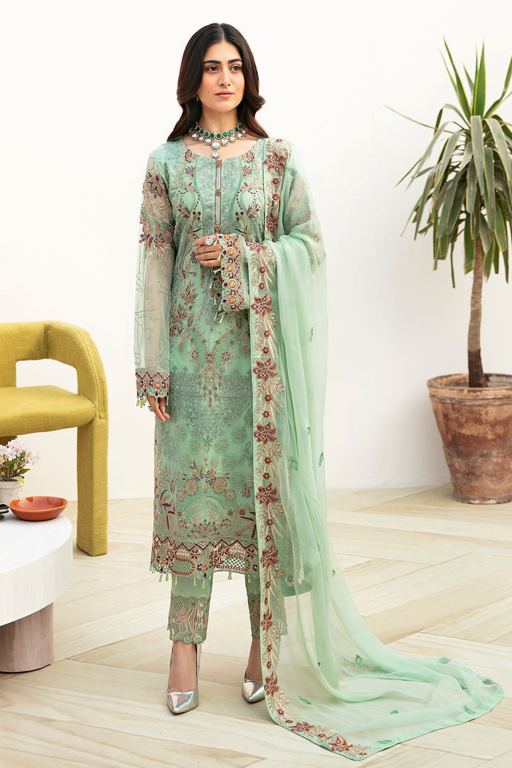 Ramsha | Chevron Chiffon Collection | A-804 - Official Ramsha stockist in UK - Sakeena London