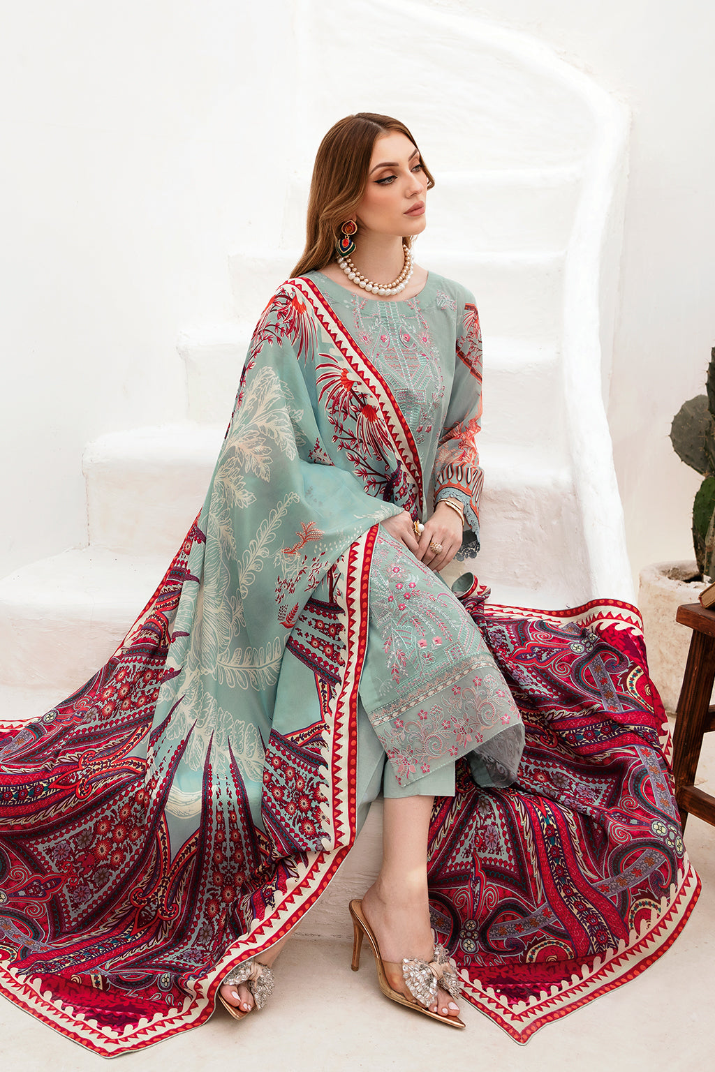 Ramsha | Ghazal Lawn 24 | G-209 - Official Ramsha stockist in UK - Sakeena London