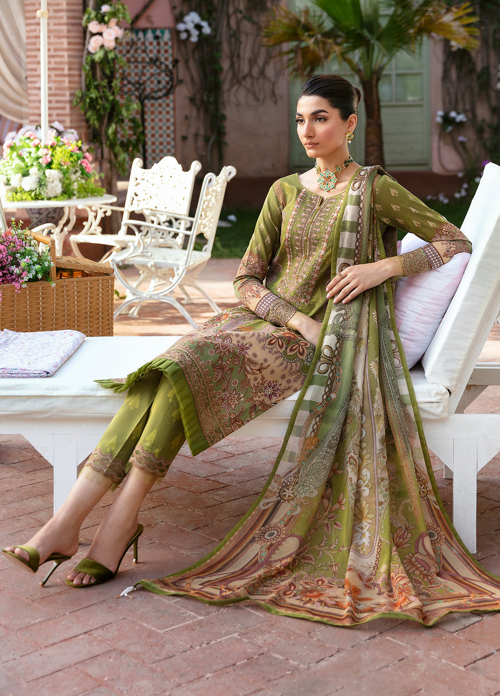 Gulaal | Summer Glow Lawn 24 | ALICIA (GL-L-24V3-04) - Official Gulaal stockist in UK - Sakeena London