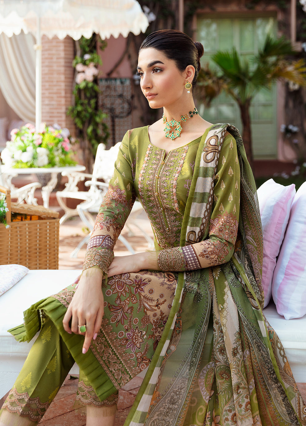 Gulaal | Summer Glow Lawn 24 | ALICIA (GL-L-24V3-04) - Official Gulaal stockist in UK - Sakeena London