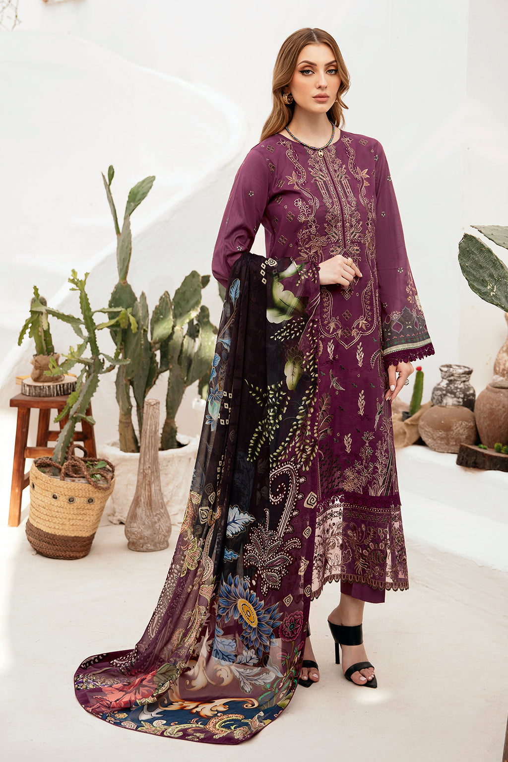 Ramsha | Ghazal Lawn 24 | G-205 - Official Ramsha stockist in UK - Sakeena London