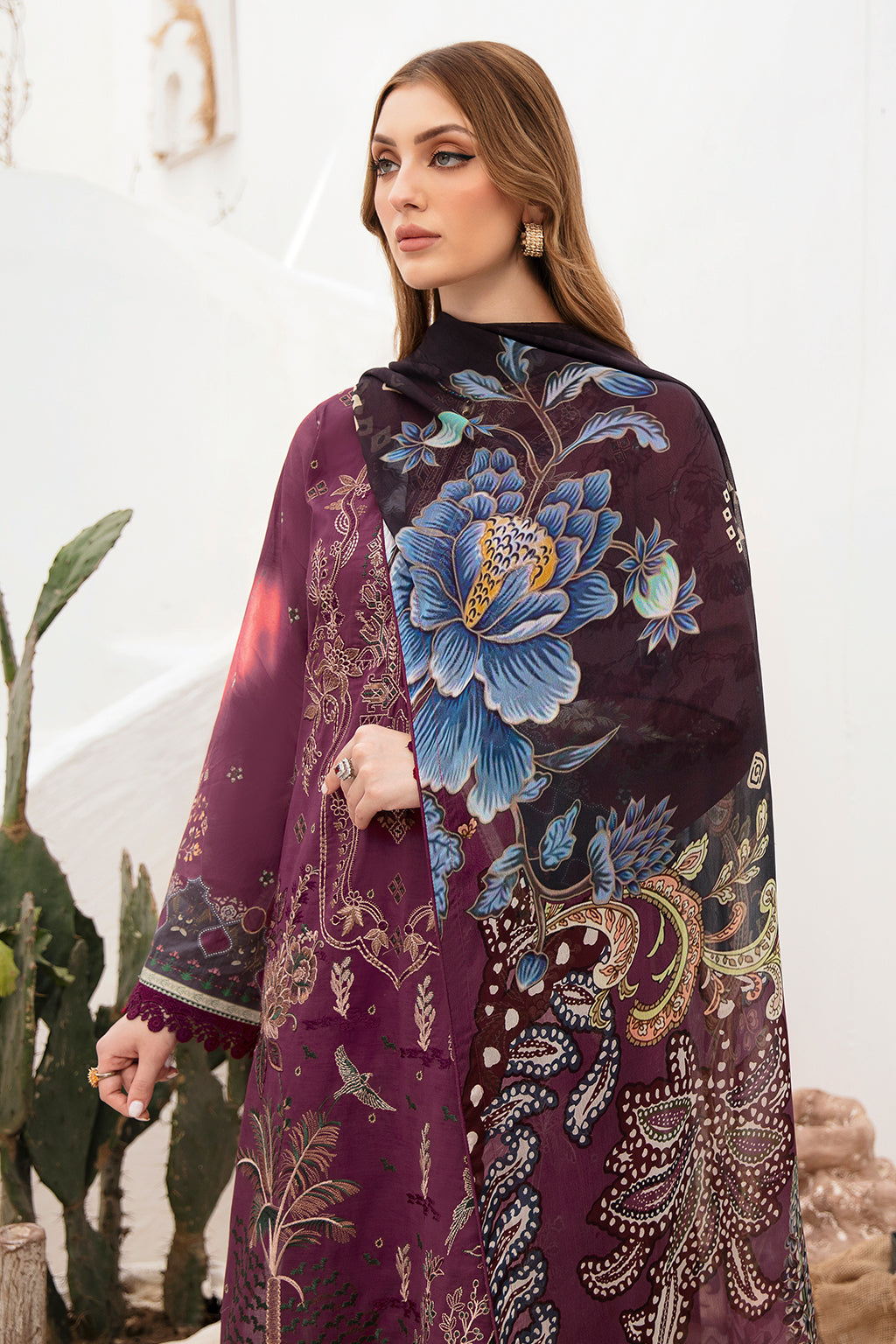Ramsha | Ghazal Lawn 24 | G-205 - Official Ramsha stockist in UK - Sakeena London