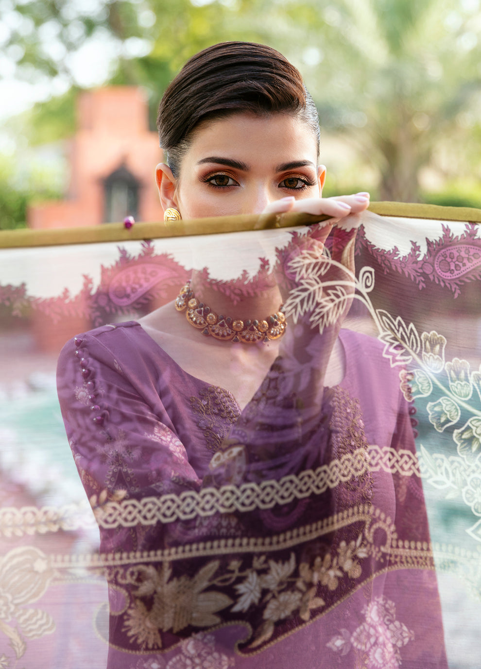 Gulaal | Summer Glow Lawn 24 | ESMERAY (GL-L-24V3-03) - Official Gulaal stockist in UK - Sakeena London