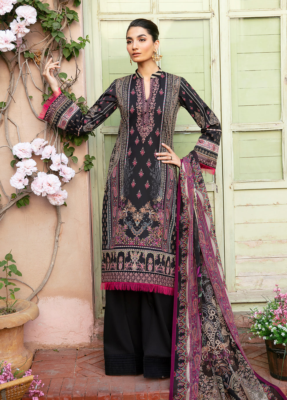 Gulaal | Summer Glow Lawn 24 | ANDREA (GL-L-24V3-06) - Official Gulaal stockist in UK - Sakeena London