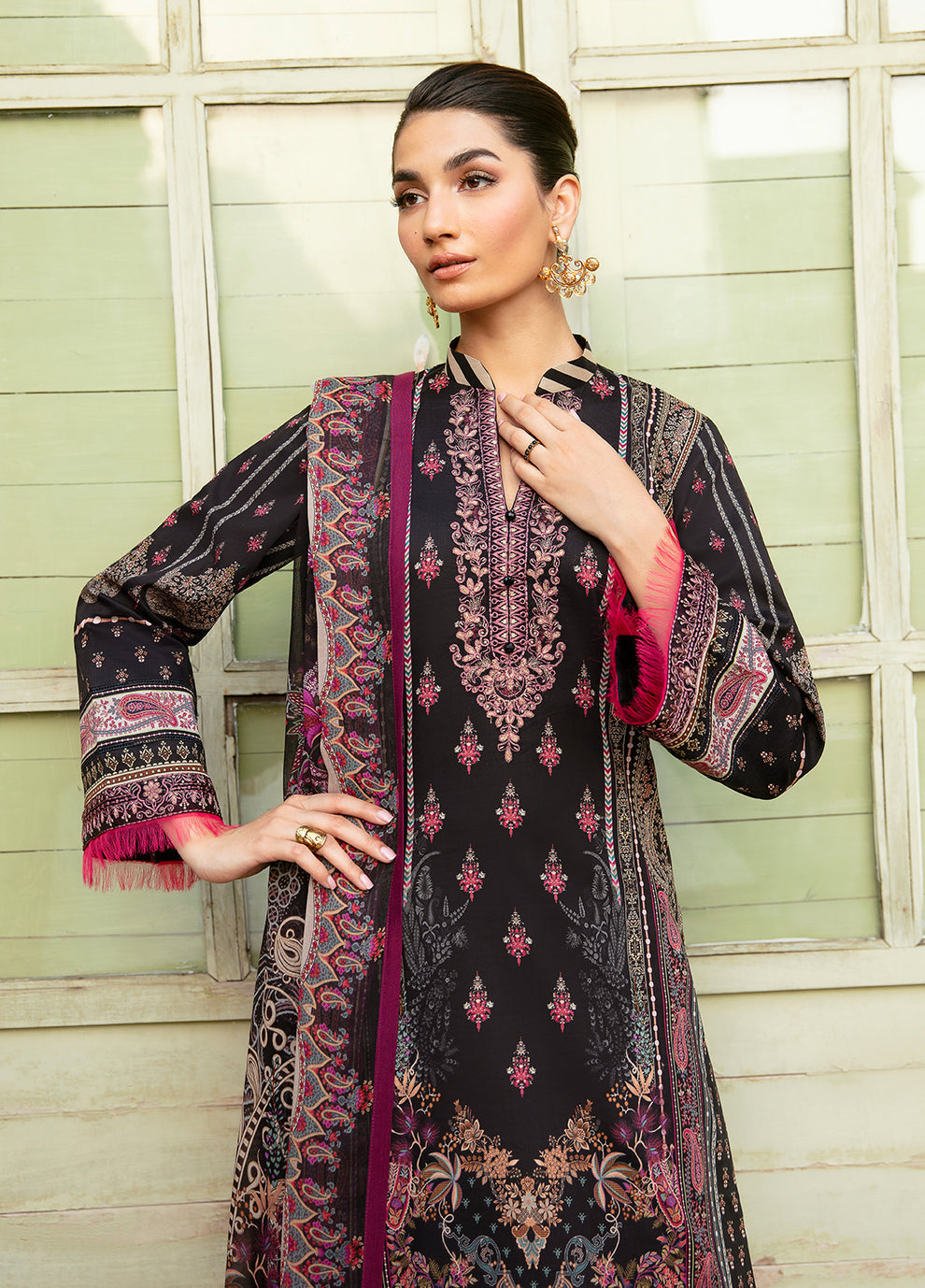 Gulaal | Summer Glow Lawn 24 | ANDREA (GL-L-24V3-06) - Official Gulaal stockist in UK - Sakeena London