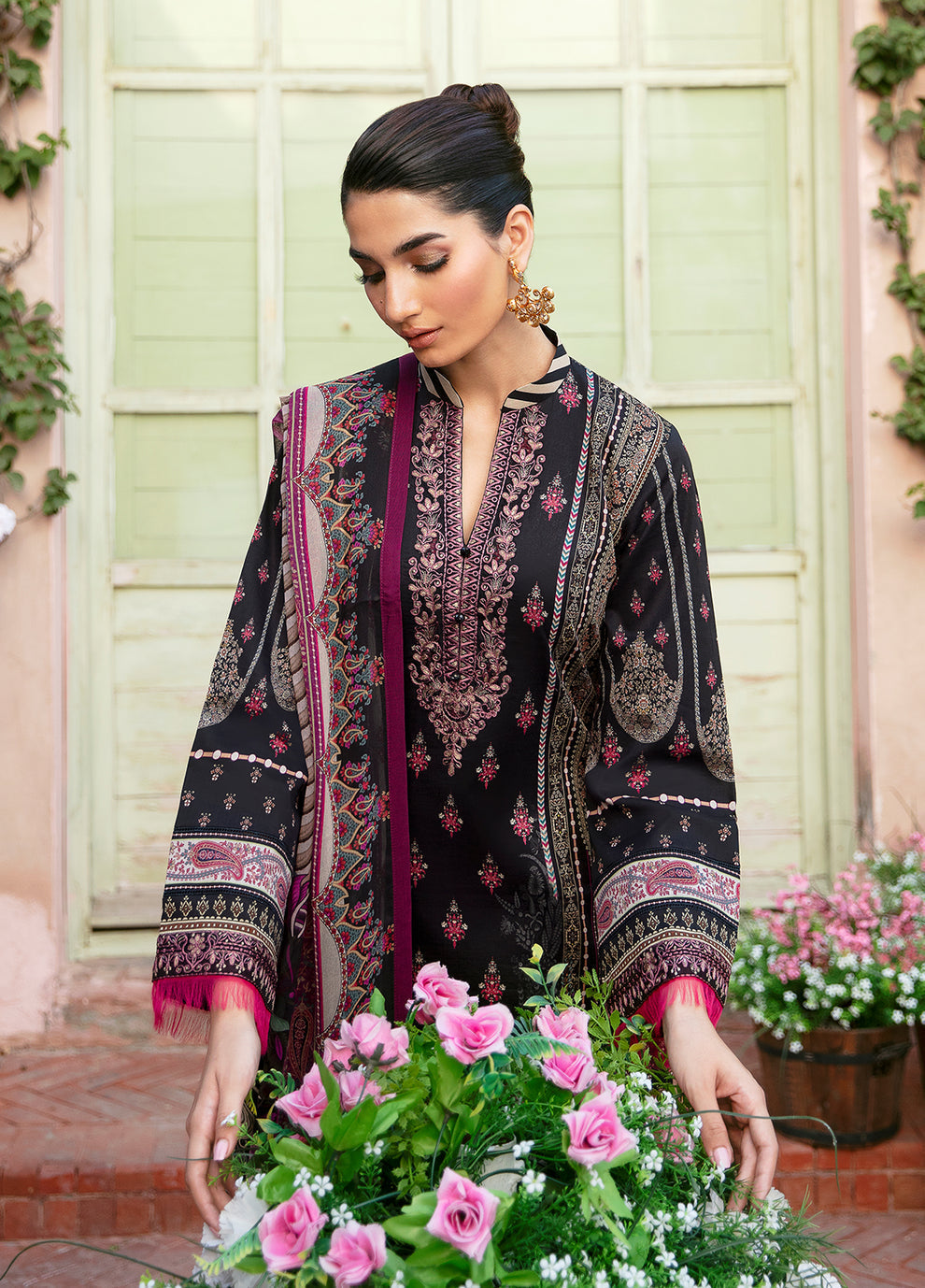 Gulaal | Summer Glow Lawn 24 | ANDREA (GL-L-24V3-06) - Official Gulaal stockist in UK - Sakeena London