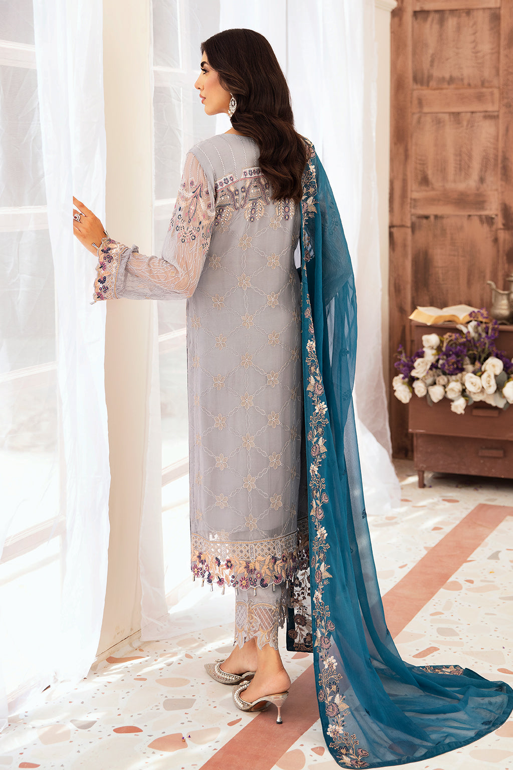 Ramsha | Weightless Chiffon 24 | F-2609 - Official Ramsha stockist in UK - Sakeena London