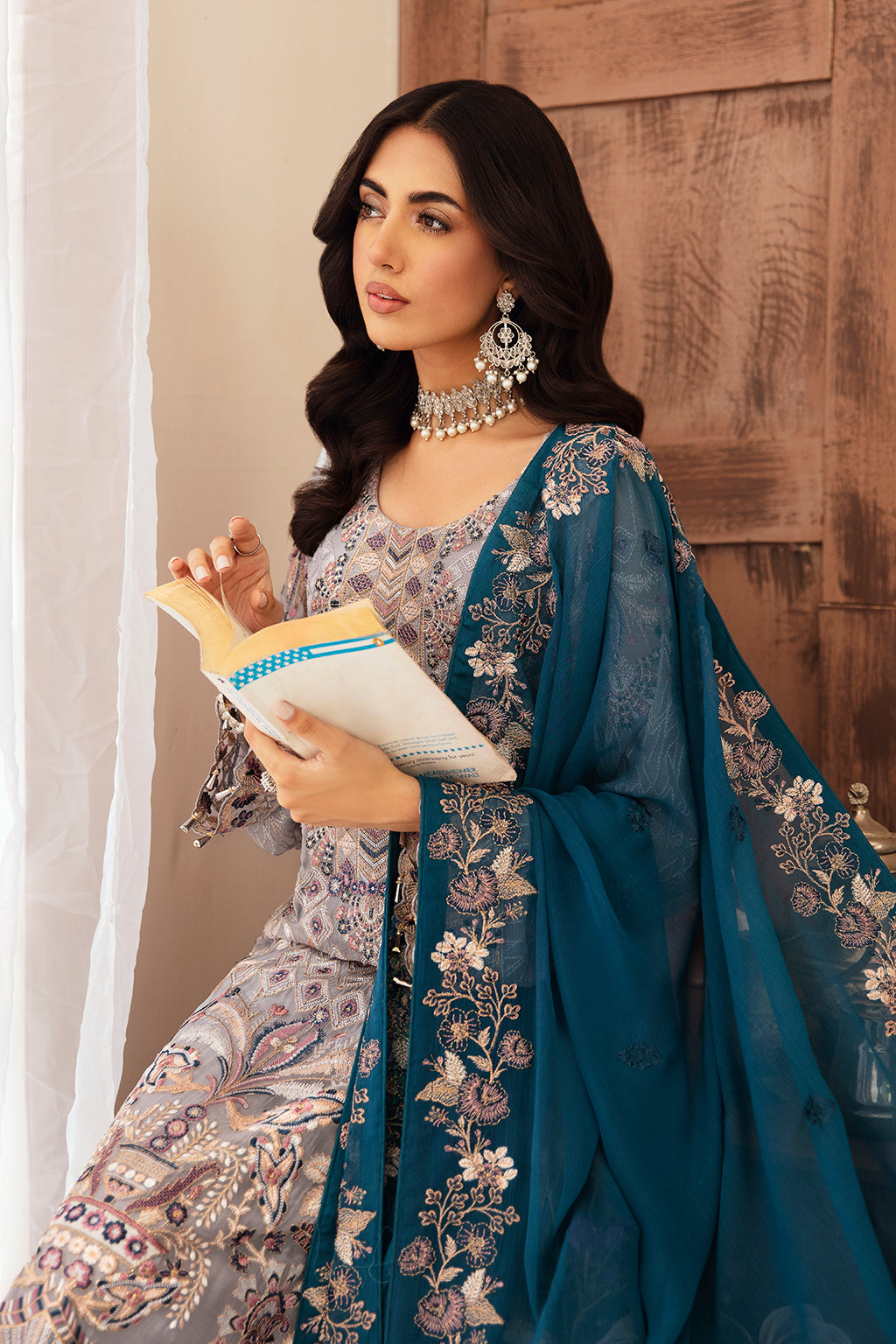 Ramsha | Weightless Chiffon 24 | F-2609 - Official Ramsha stockist in UK - Sakeena London