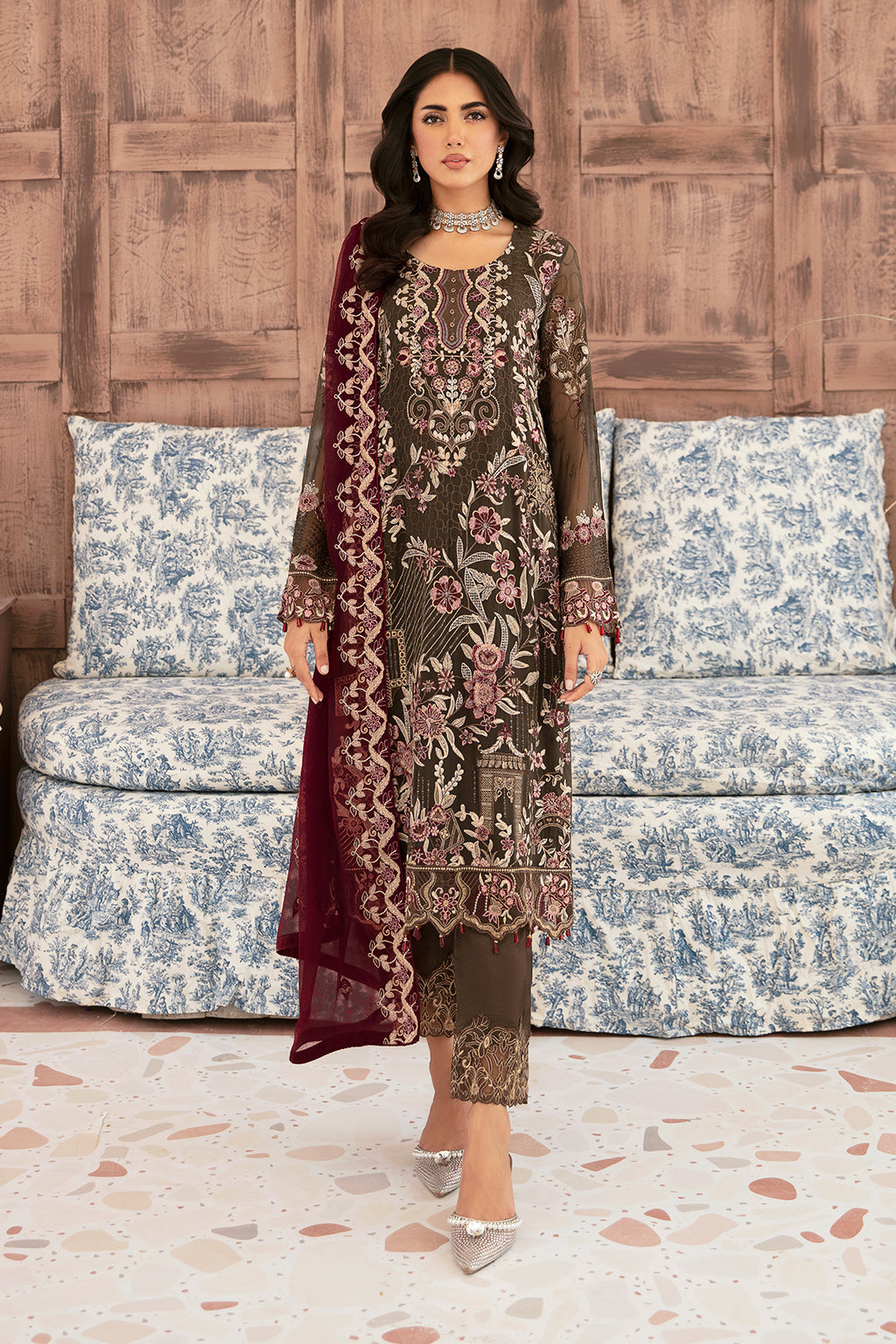 Ramsha | Weightless Chiffon 24 | F-2604 - Official Ramsha stockist in UK - Sakeena London