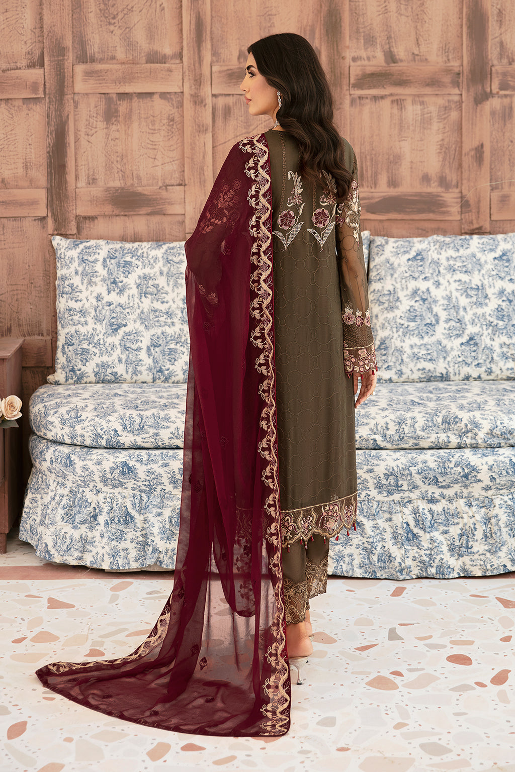 Ramsha | Weightless Chiffon 24 | F-2604 - Official Ramsha stockist in UK - Sakeena London