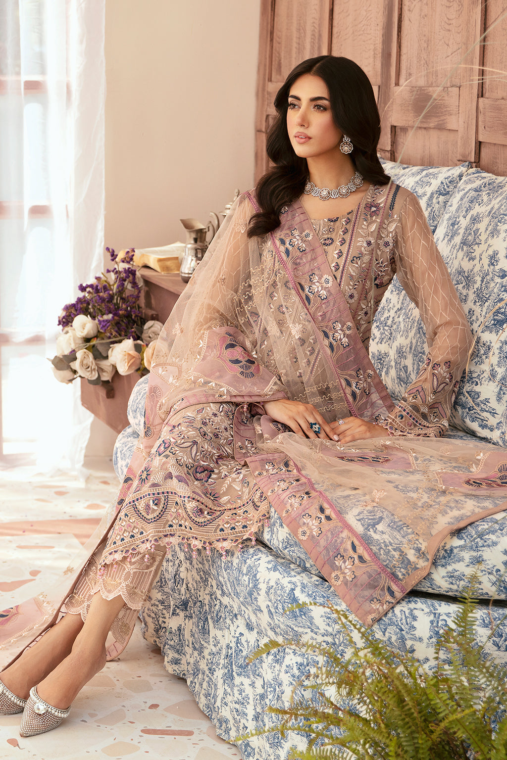 Ramsha | Weightless Chiffon 24 | F-2611 - Official Ramsha stockist in UK - Sakeena London